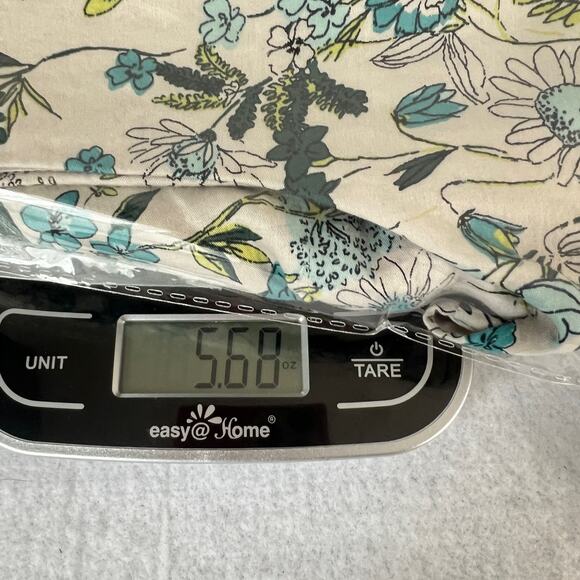 Loft Dress Womens 2 Blue Green Floral Knee Length A-Line Career Wedding Guest - Picture 10 of 10